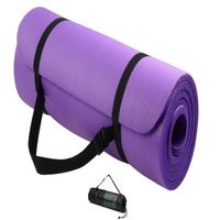 Colchoneta Mat de Yoga Extra Gruesa 20 Mm Premiun Pilates Gym Purple