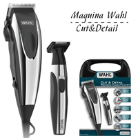 Maquina Wahl de Cortar Cabello Cut & Detail 18 Piezas.