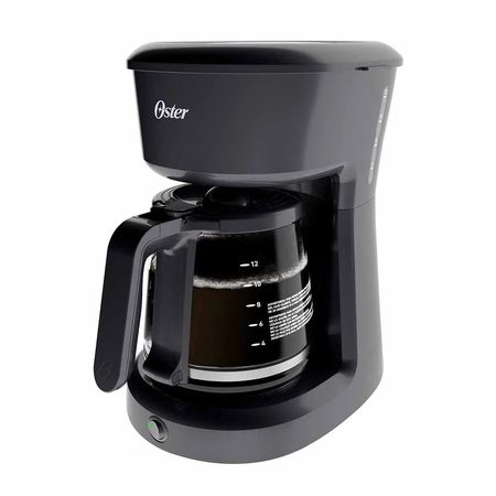 Cafetera Oster De 12 Tazas Con Filtro Permanente Bvstdcs12b-Negro