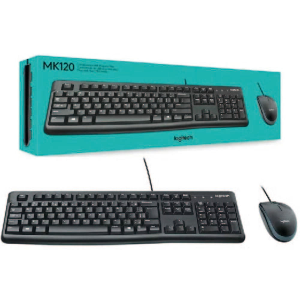 Combo Teclado y Mouse Logitech MK120