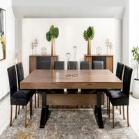 Comedor Dmuebles 10 sillas Xander - Negro