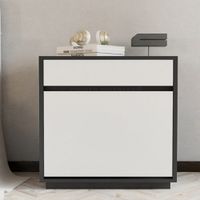 Velador Moderno Saki Negro R&R MUEBLES