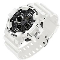 Reloj Deportivo Sanda 3168 Resina Análogo-Digital Blanco