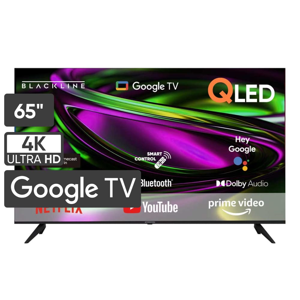 Televisor BLACKLINE QLED 65"" UHD 4K Smart TV BL-TV65QUQG5F4PE