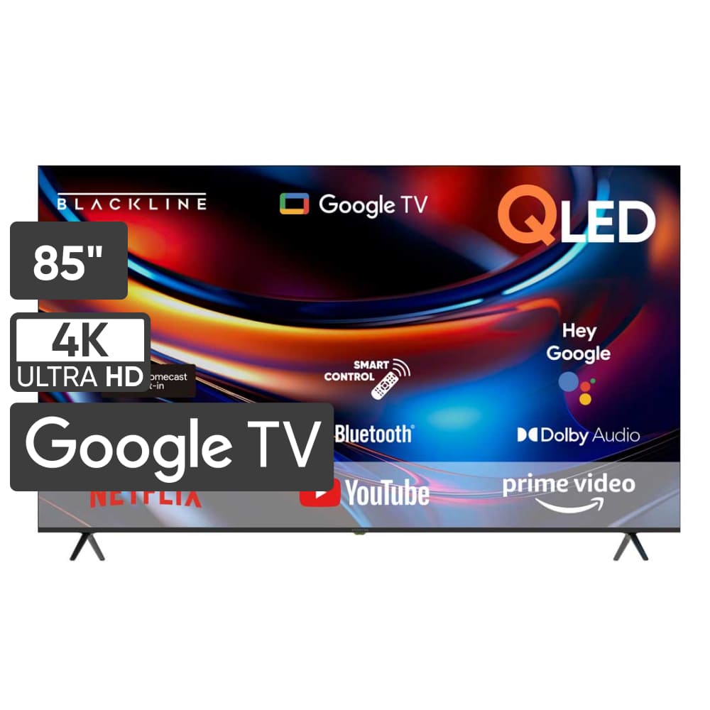 Televisor BLACKLINE QLED 85"" UHD 4K Smart TV BL-TV85QUQG5F4PE