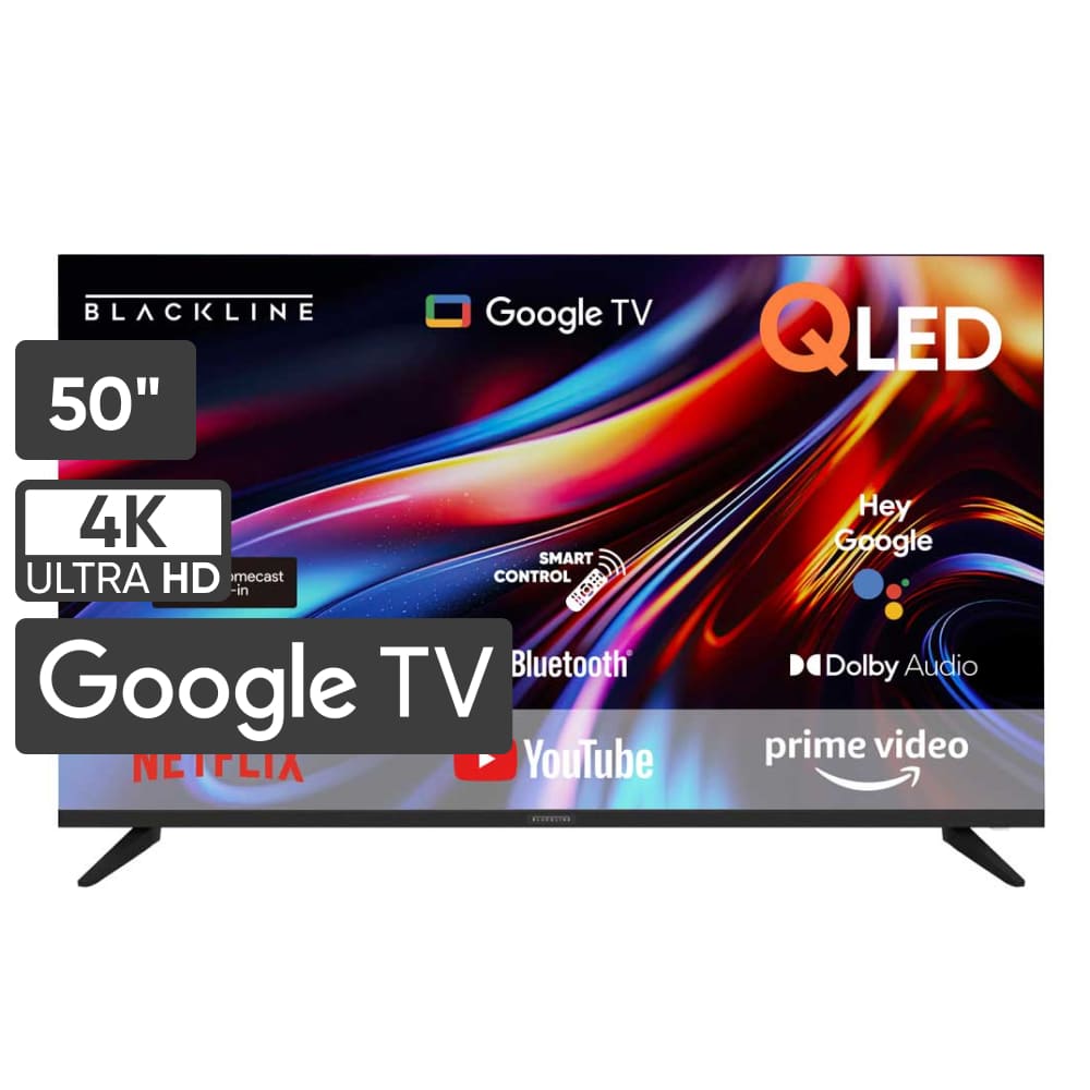 Televisor BLACKLINE QLED 50"" UHD 4K Smart TV BL-TV50QUQG5F4PE