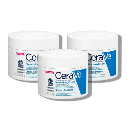 Cerave Crema Hidratante 340g 3 Unidades