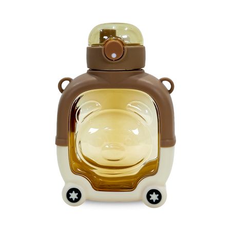 Tomatodo Kawaii Diseño Maleta Oso 1000ml Marron