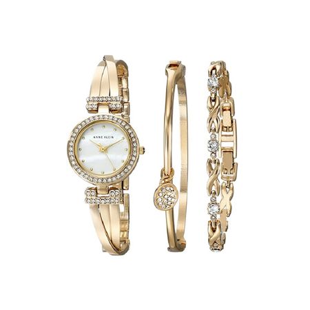 Reloj de Pulsera con Detalles de Cristal para Mujer