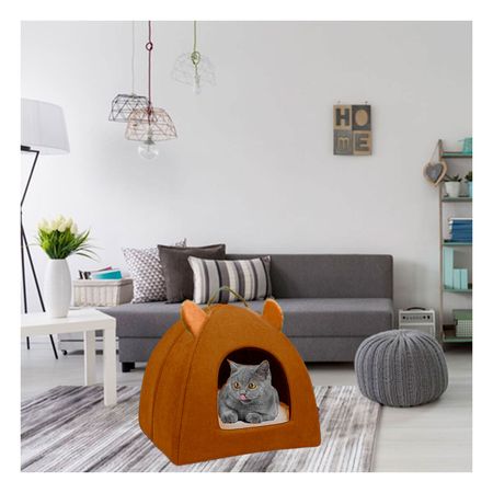 Camita Ideal para Felinos en Negro Y+Post-it adhesivos