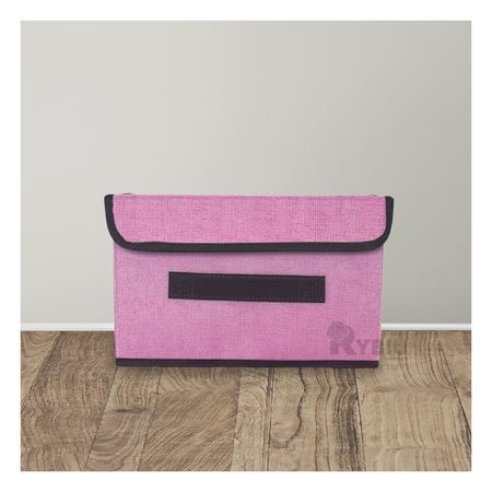 Caja Liviana de Tela en Color Rosado Y+Papel de Regalo