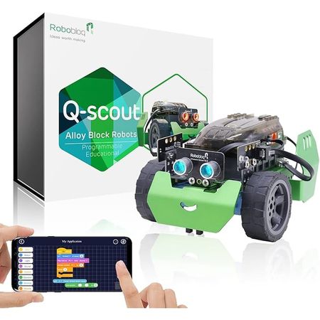 Q-Scout Proyectos STEM Robot de Codificación Juguete de Aprendizaje