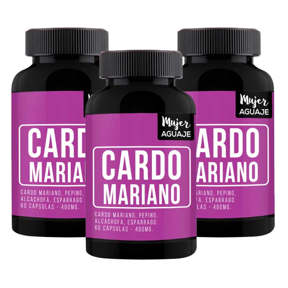 Cardo Mariano 400 mg Mujer Aguaje Pack x 3
