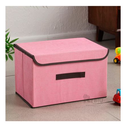 Caja de Almacenamiento en Tono Rosado Y+Agendita