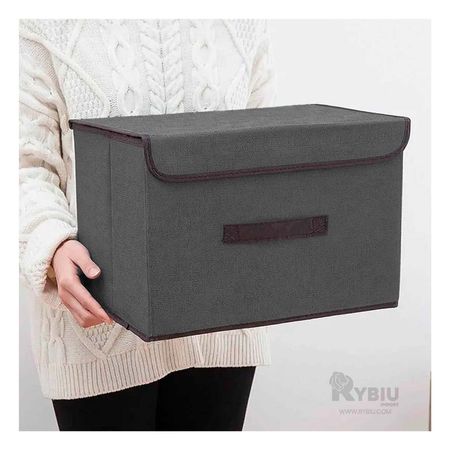 Caja Moderna Para Guardar Peluches Negro Y+Papel de Regalo