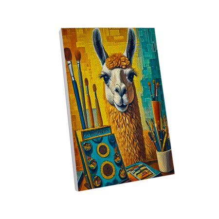 Paint by Numbers Llama painter 20x30cm