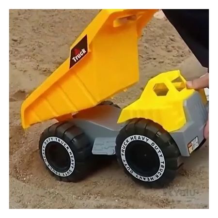 Carro Ideal para Juegos de Playa Amarillo Y+Stickers