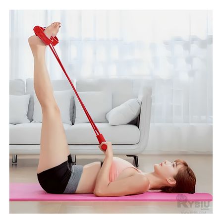 Liga para Entrenamiento Abdominal en Color Rojo Y+Agendita