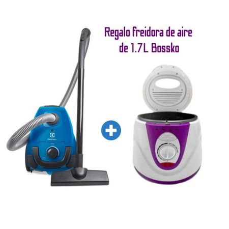 Aspiradora Electrolux De Bolsa 1,24l 1400w Sonic (Son10) + Freidora 1200w Bossko