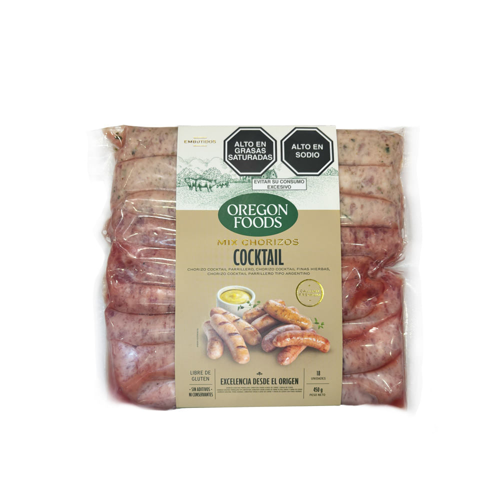 Chorixo Mix Cocktail OREGON FOODS Paquete 450g