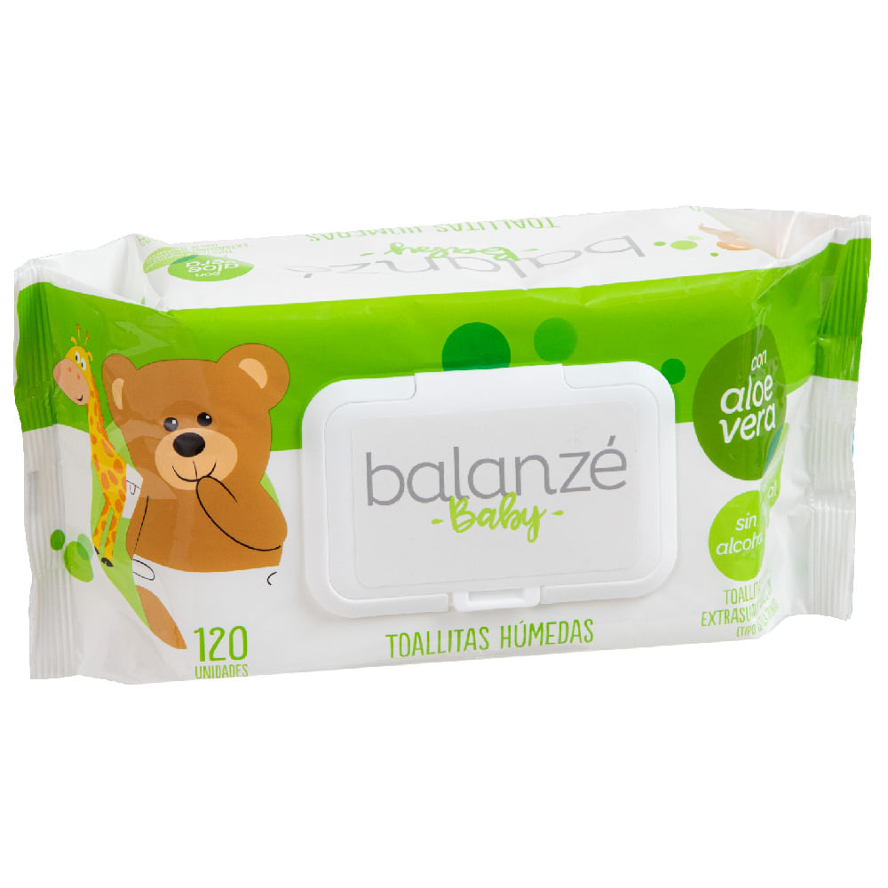 Toallitas Húmedas BALANZÉ BABY Clásica Paquete 120un