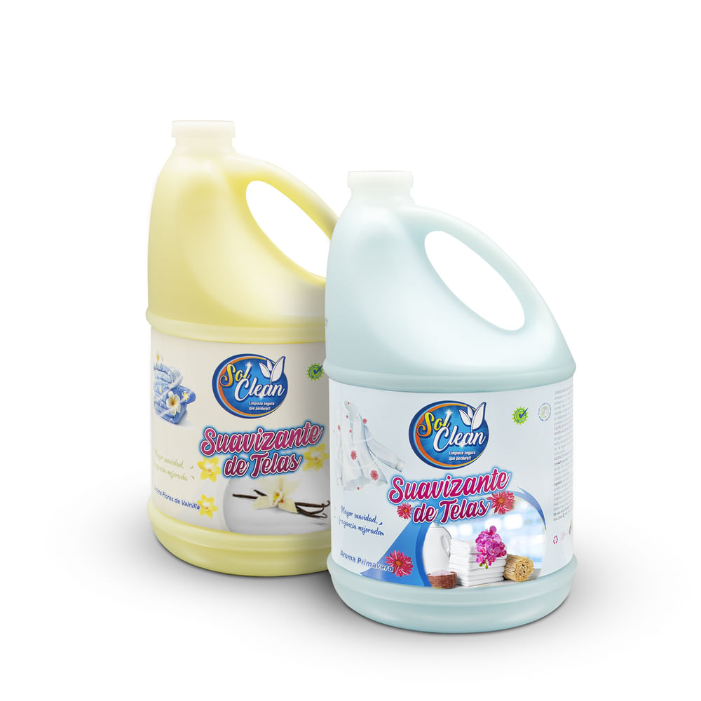 Suavizante de Telas Sol Clean 4Lt Flores de Vainilla, Aroma Primavera