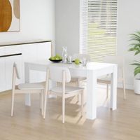 Mesa de Comedor Clásica TU MESITA Liana color Blanco