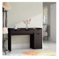 Tocador Moderno TU MESITA Montana color negro 3 cajones 1 puerta