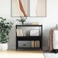 Estante Librero Industrial TU MESITA Ringo color Negro 1 nivel