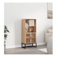 Librero Moderno TU MESITA Fargot corlor Haya 2 puertas