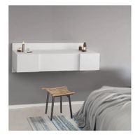 Tocador Flotante TU MESITA Robín color Blanco 3 puertas