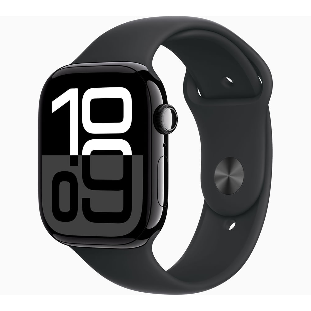 Apple Watch Series 10 Aluminio (GPS + Celular) 46 mm ML - Negro Sport Band Negro