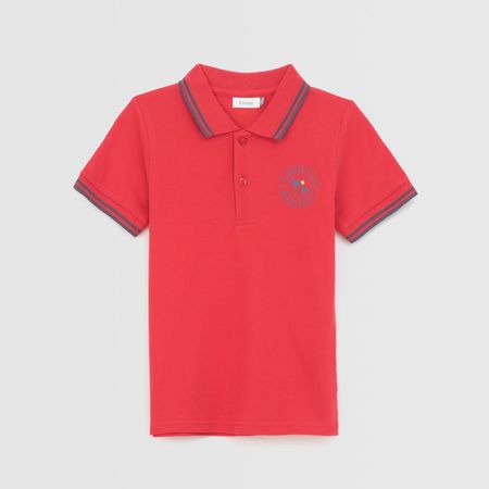 Polo Para Niño Circu Box Pique CI-O-PMC BOX PIQUE-V4-PV25 ROJO 10