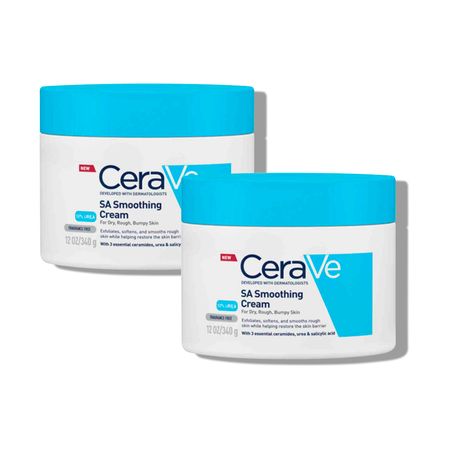 Crema Hidratante con Urea Cerave SA Smoothing Cream 340g 2 Unidades