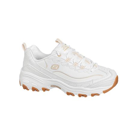 Zapatillas Urbanas Mujer Skechers D'LITES Blanco Talla 37.5