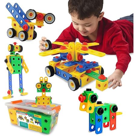 ETI Toys STEM Learning Juego de Bloques de Construcción de Ingeniería