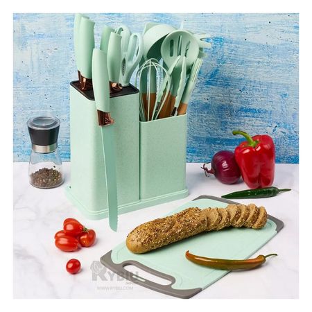 Pack de Varias Piezas de Cocina en Verde Y+Post-it adhesivos