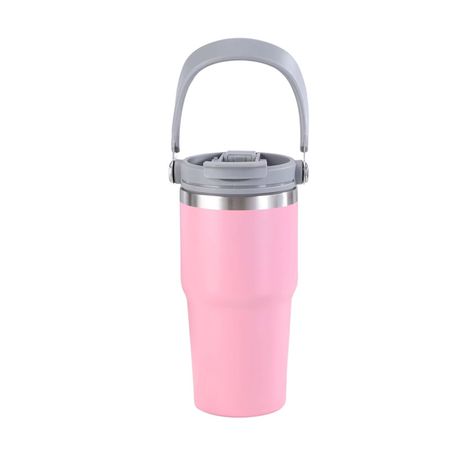 Vaso Termo Tomatodo Acero Inoxidable 900ml Color Rosado