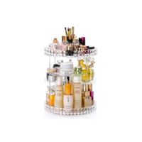 Organizador de Maquillaje Acrílico Giratorio 360 grados