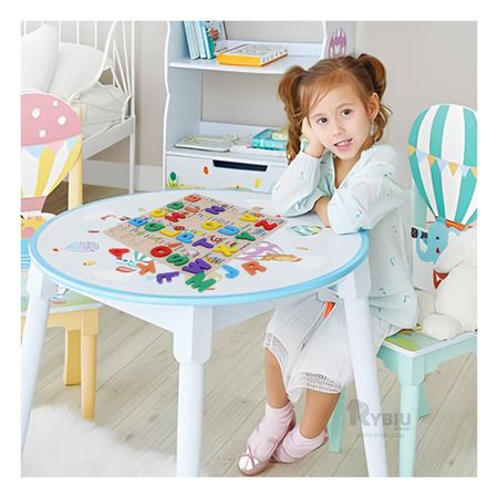 Juego Infantil de Encaje de Abecedario Multicolor Y+Stickers