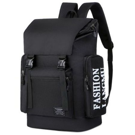 Mochila Antirrobo de Viaje Grande Porta Laptop Alta Capacidad Negro