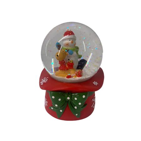 Adorno De Navidad Bola De Nieve Snowman 6.5 Cm Kaz Home