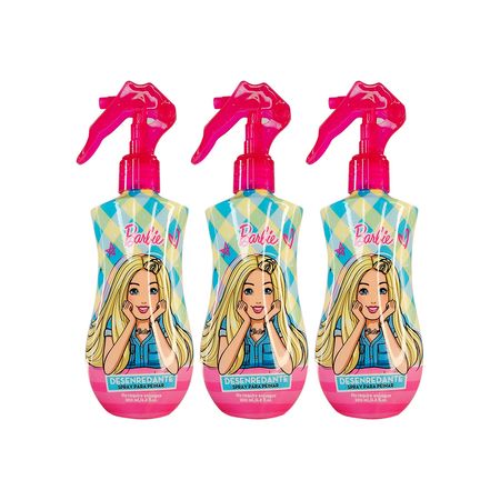 Spray Desenredante para peinar Barbie 200ml 3 Unidades