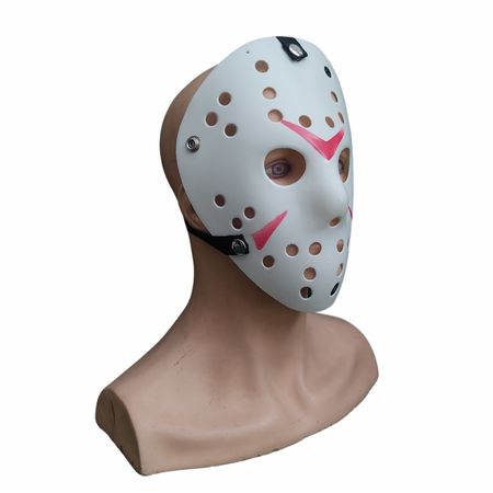 Máscara de Jason X Blanco de Plástico Importado MÁSCARA DE PLASTICO DEL JASON X