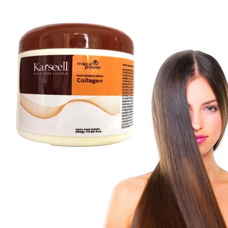 Karseell Mascarilla Colágeno para Cabello Tratamiento  Maca Argán Alisado Reparación Genieka Karseell Mascarilla Colágeno para Cabello Tratamiento Maca Argán Alisado Reparación Genieka