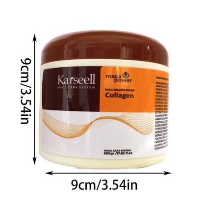 Karseell Mascarilla Colágeno para Cabello Tratamiento Maca Argán Alisado  Reparación Genieka | plazaVea - plazaVea
