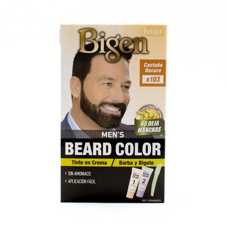 Tinte para  barba y Bigote en crema  Bigen Men's Beard Color  #103 Castaño Oscuro