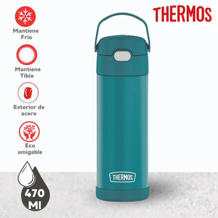 Tomatodo Térmico De Acero Thermos 470ml  Verde Tomatodo Térmico De Acero Thermos 470ml Verde