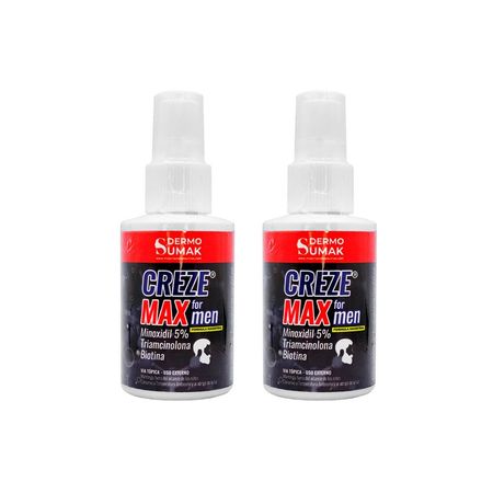 Locion Creze Max Formen Derma Prex 60ml 2 Unidades