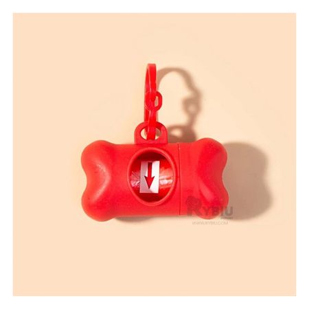 Bolsa para Excrementos de Perro en Color Rojo Y+Agendita